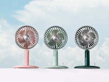 復(fù)古桌面風扇注塑件